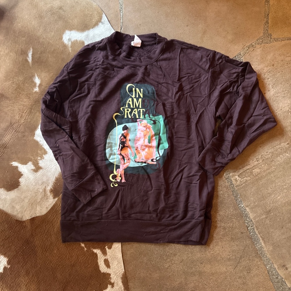 Graphic Brown-Purple Sweatshirt